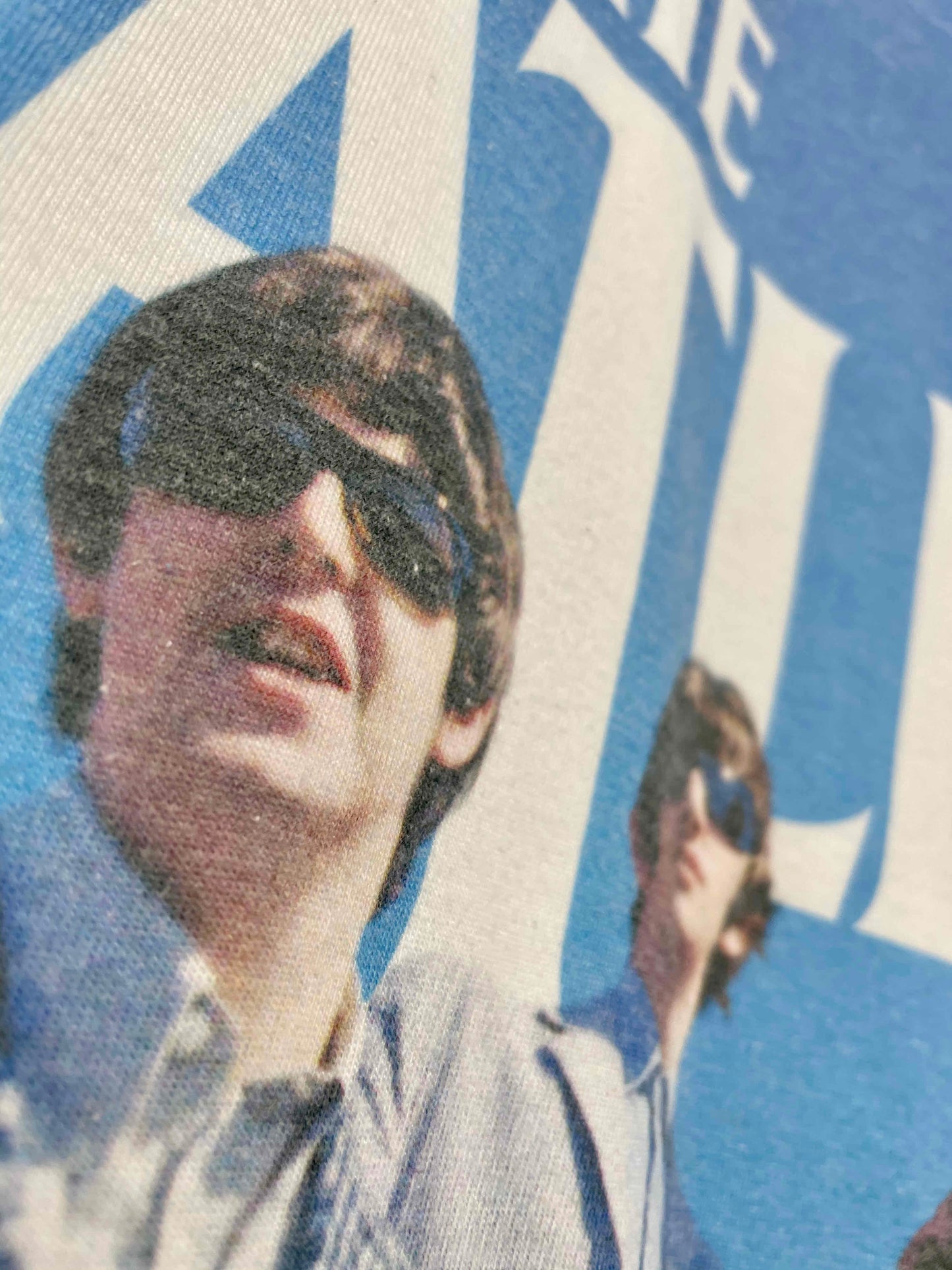 The Beatles T-Shirt Blue White S